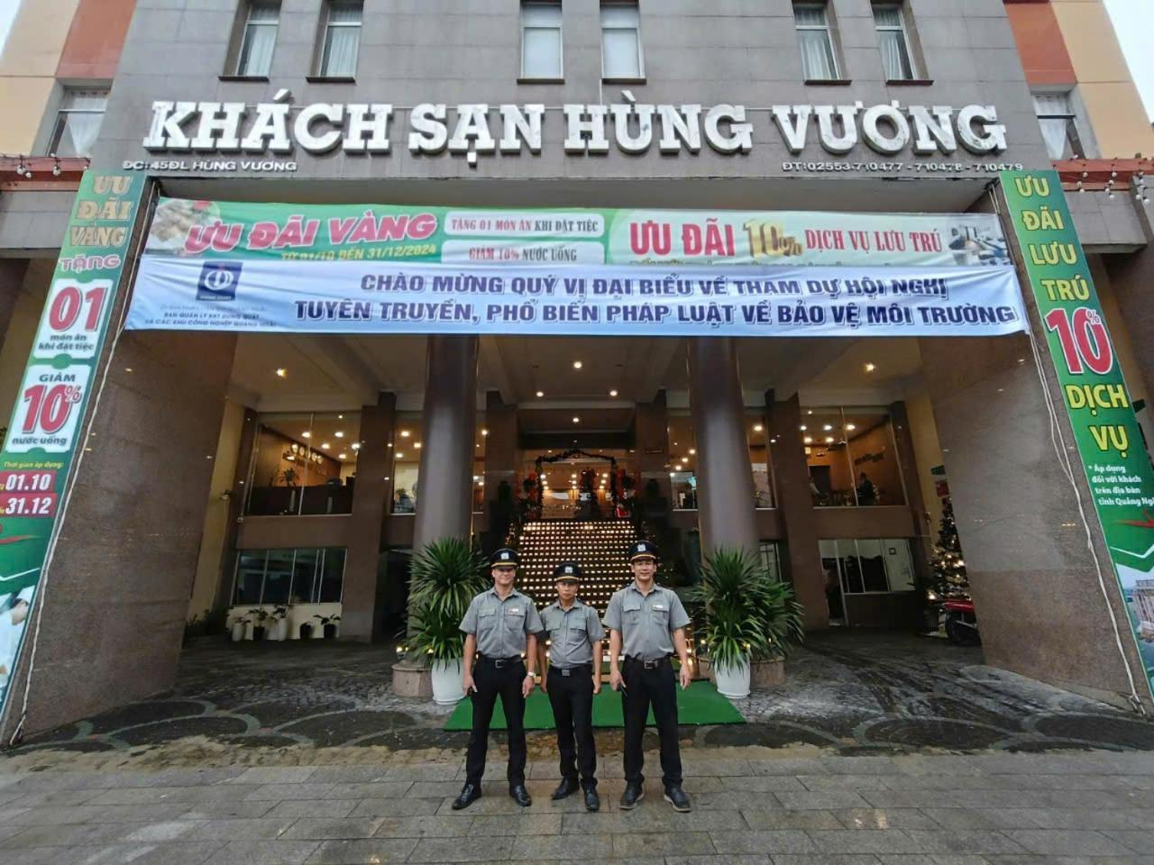 Khach San Hung Vuong Quang Ngai Exterior foto